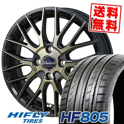 205/45R16 87W XL ハイフライ HF805 Warwic Empress Mesh サマータイヤホイール4本セット 【取付対象】