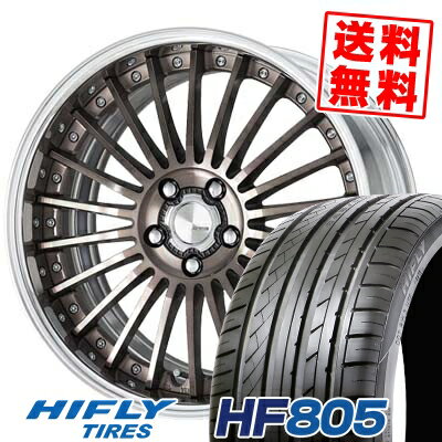 225/35R20 90W XL HIFLY ハイフライ HF805 HF805 WORK LANVEC LF1 ワーク ランベック エルエフワン サマータイヤホイール4本セット