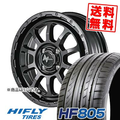 215/55R16 97V XL ハイフライ HF805 NITRO POWER M10 PERSHING BARREL BLACK EDITION サマータイヤホイール4本セット 【取付対象】