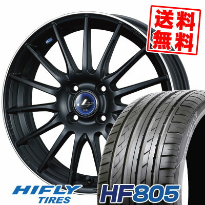 205/45R16 87W XL ハイフライ HF805 weds LEONIS NAVIA 05 サマータイヤホイール4本セット 【取付対象】