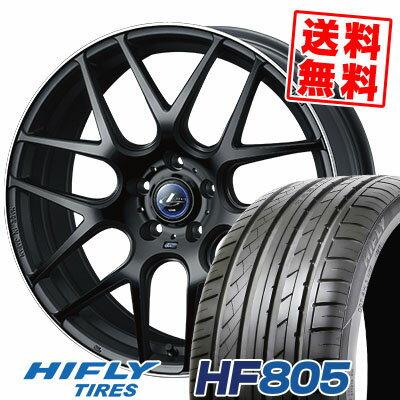 215/45R17 91W XL HIFLY ハイフライ HF805 エイチエフ ハチマルゴ WEDS LEONIS NAVIA06 ウェッズ レオニス ナヴィア06 サマータイヤホイール4本セット【取付対象】