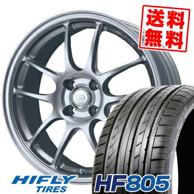 205/45R16 87W XL ハイフライ HF805 ENKEI PerformanceLine PF-01 サマータイヤホイール4本セット 【取付対象】