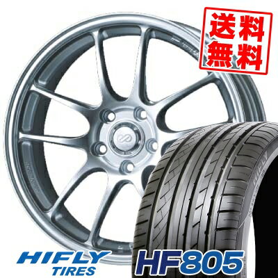 235/45R17 97W XL ハイフライ HF805 ENKEI PerformanceLine PF-01 サマータイヤホイール4本セット 【取付対象】