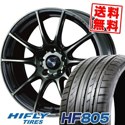 205/50R17 93W XL ハイフライ HF805 WedsSport SA-25R サマータイヤホイール4本セット 【取付対象】