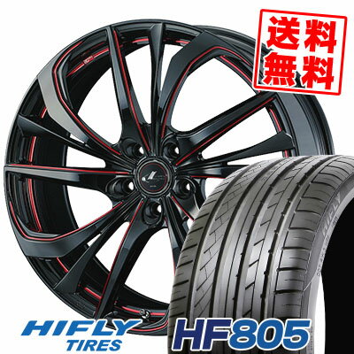 225/35R19 88W XL ハイフライ HF805 weds LEONIS TE サマータイヤホイール4本セット 【取付対象】