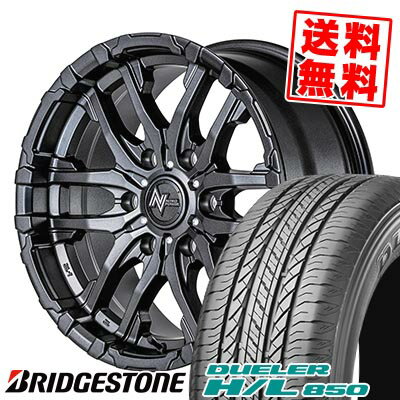 265/65R17 112H ブリヂストン DUELER H/L 850 NITRO POWER M26 CROSS FANG サマータイヤホイール4本セット 6Hホイール【取付対象】