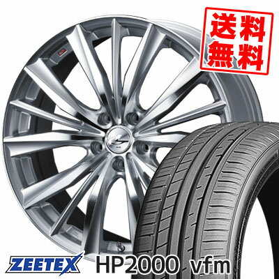 215/35R18 84Y XL ジーテックス HP2000vfm weds LEONIS VX サマータイヤホイール4本セット 【取付対象】