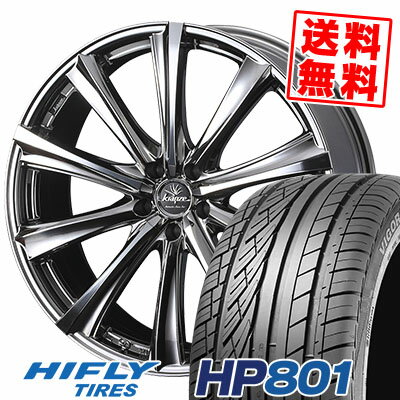 235/60R18 107V XL ハイフライ HP801 weds Kranze Maricive 309EVO サマータイヤホイール4本セット 【取付対象】