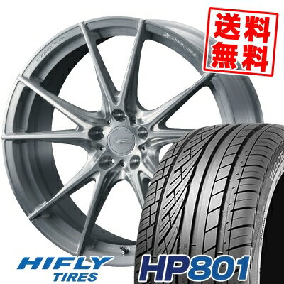 235/60R18 107V XL ハイフライ HP801 WEDS F ZERO FZ-2 サマータイヤホイール4本セット 【取付対象】