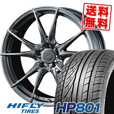 235/60R18 107V XL ハイフライ HP801 WEDS F ZERO FZ-2 サマータイヤホイール4本セット 【取付対象】