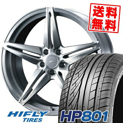 235/60R18 107V XL ハイフライ HP801 WEDS F ZERO FZ-3 サマータイヤホイール4本セット 【取付対象】