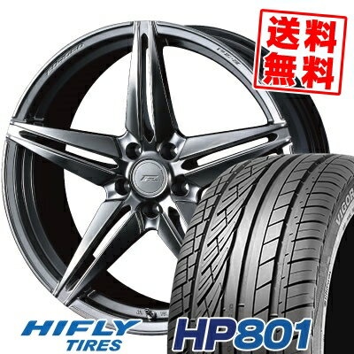 235/60R18 107V XL ハイフライ HP801 WEDS F ZERO FZ-3 サマータイヤホイール4本セット 【取付対象】