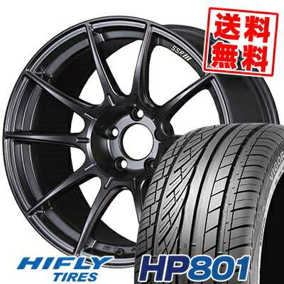 225/55R18 98V ハイフライ HP801 SSR GT X01 サマータイヤホイール4本セット 【取付対象】