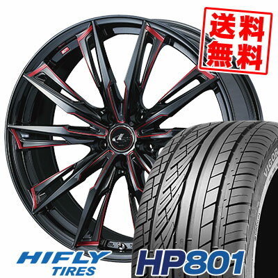 235/60R18 107V XL ハイフライ HP801 WEDS LEONIS GX サマータイヤホイール4本セット 【取付対象】