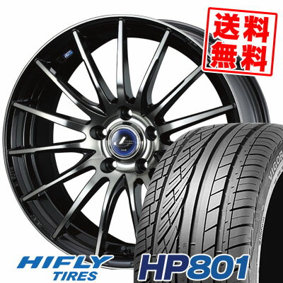 235/60R18 107V XL ハイフライ HP801 weds LEONIS NAVIA 05 サマータイヤホイール4本セット 【取付対象】