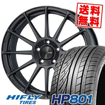 235/60R18 107V XL ハイフライ HP801 ENKEI PF03 サマータイヤホイール4本セット 【取付対象】