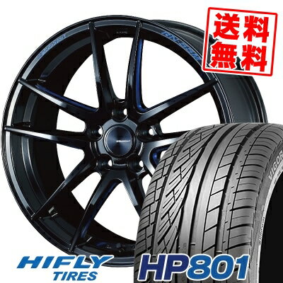 225/45R19 96W XL ハイフライ HP801 WedsSport RN-55M サマータイヤホイール4本セット 【取付対象】