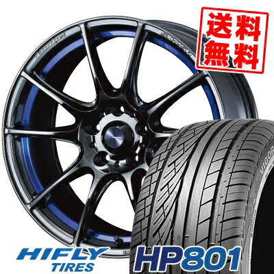 235/60R18 107V XL ハイフライ HP801 WedsSport SA-25R サマータイヤホイール4本セット 【取付対象】