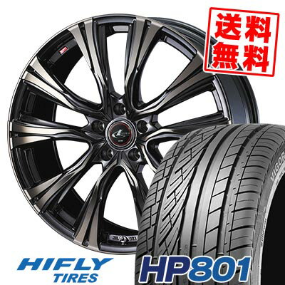 235/60R18 107V XL ハイフライ HP801 WEDS LEONIS VR サマータイヤホイール4本セット 【取付対象】