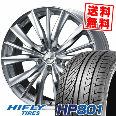 235/60R18 107V XL ハイフライ HP801 weds LEONIS VX サマータイヤホイール4本セット 【取付対象】