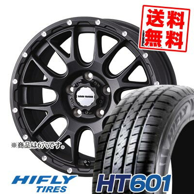 265/65R17 112H ハイフライ HT601 MUDVANCE 08 サマータイヤホイール4本セット 6Hホイール【取付対象】