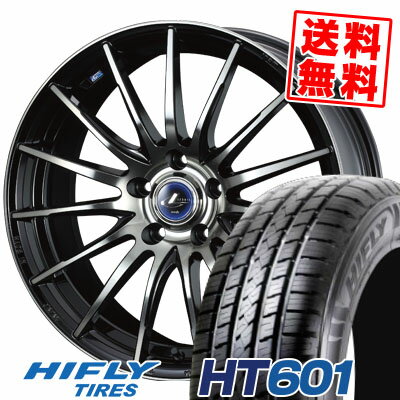 215/70R16 100H ハイフライ HT601 weds LEONIS NAVIA 05 サマータイヤホイール4本セット 【取付対象】