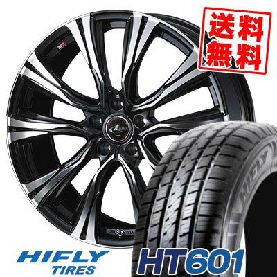 215/70R16 100H ハイフライ HT601 WEDS LEONIS VR サマータイヤホイール4本セット 【取付対象】