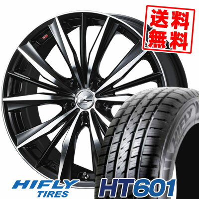 225/60R17 99H ハイフライ HT601 weds LEONIS VX サマータイヤホイール4本セット 【取付対象】