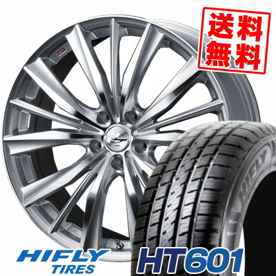215/70R16 100H ハイフライ HT601 weds LEONIS VX サマータイヤホイール4本セット 【取付対象】