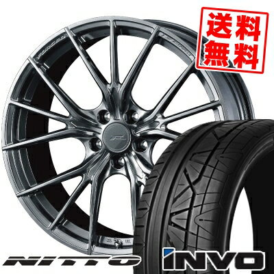 225/30R20 85W ニットー INVO WEDS F ZERO FZ-1 サマータイヤホイール4本セット 【取付対象】