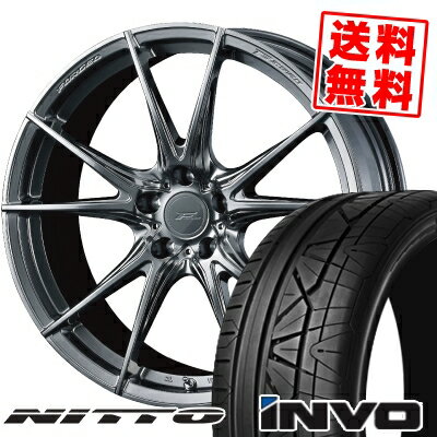 245/40R20 99W ニットー INVO WEDS F ZERO FZ-2 サマータイヤホイール4本セット 【取付対象】