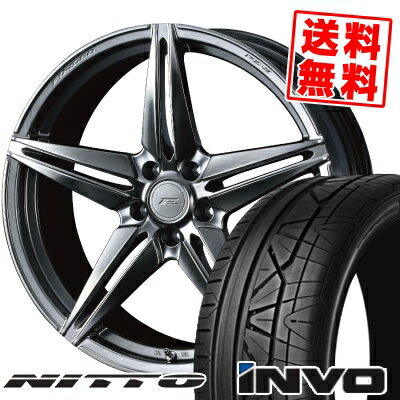 225/30R20 85W ニットー INVO WEDS F ZERO FZ-3 サマータイヤホイール4本セット 【取付対象】