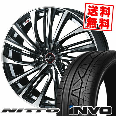 245/40R19 98W ニットー INVO weds LEONIS FS サマータイヤホイール4本セット 【取付対象】