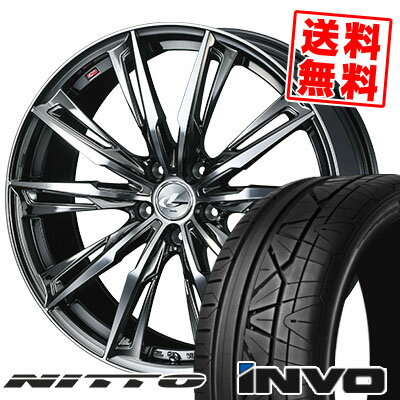 235/35R19 91W ニットー INVO WEDS LEONIS GX サマータイヤホイール4本セット 【取付対象】