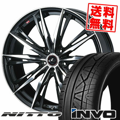 225/30R20 85W ニットー INVO WEDS LEONIS GX サマータイヤホイール4本セット 【取付対象】