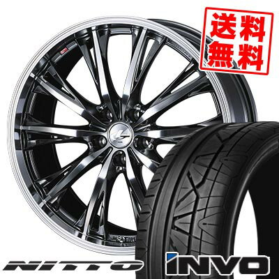 225/30R20 85W ニットー INVO WEDS LEONIS RT サマータイヤホイール4本セット 【取付対象】