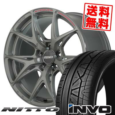 225/30R20 85W ニットー INVO RAYS VERSUS CRAFT COLLECTION VV21S サマータイヤホイール4本セット 【取付対象】