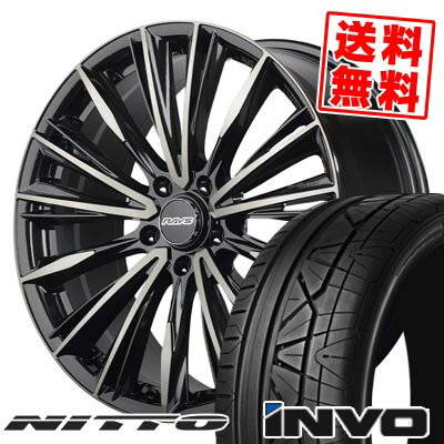 225/30R20 85W ニットー INVO RAYS VERSUS CRAFTCOLLECTION VOUGE LIMITED サマータイヤホイール4本セット 【取付対象】