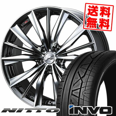 225/30R20 85W ニットー INVO weds LEONIS VX サマータイヤホイール4本セット 【取付対象】