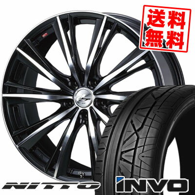 225/30R20 85W ニットー INVO weds LEONIS WX サマータイヤホイール4本セット 【取付対象】