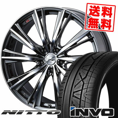 225/30R20 85W ニットー INVO weds LEONIS WX サマータイヤホイール4本セット 【取付対象】