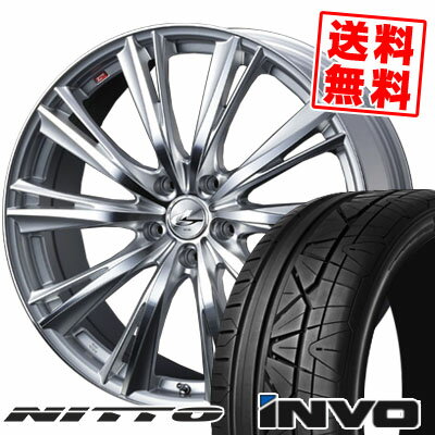 225/30R20 85W ニットー INVO weds LEONIS WX サマータイヤホイール4本セット 【取付対象】