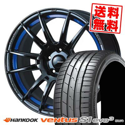 225/40R18 92Y XL ハンコック Ventus S1 evo3 K127 WedsSport SA-62R サマータイヤホイール4本セット 【取付対象】