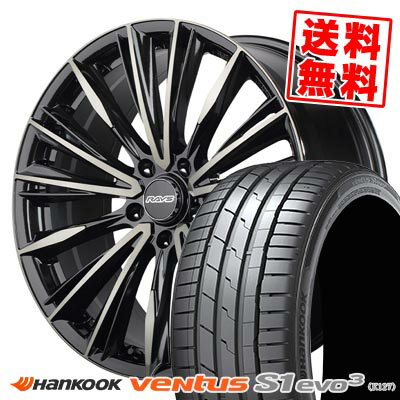 215/40R18 89Y XL ハンコック Ventus S1 evo3 K127 RAYS VERSUS CRAFTCOLLECTION VOUGE LIMITED サマータイヤホイール4本セット 【取付対象】