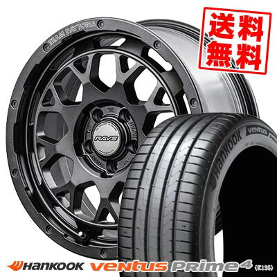 215/60R16 99V XL ハンコック Ventus Prime4 K135 TEAM DAYTONA M9+ SPEC M サマータイヤホイール4本セット 【取付対象】