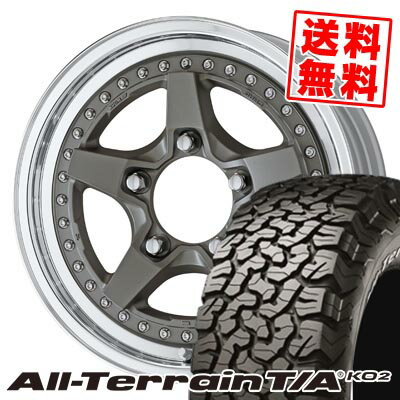 215/70R16 100/97R RWL BFグッドリッチ All-Terrain T/A KO2 WORK CRAG GALVATRE2 サマータイヤホイール4本セット 【取付対象】