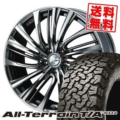 215/70R16 100/97R RWL BFグッドリッチ All-Terrain T/A KO2 LEONIS FR サマータイヤホイール4本セット 【取付対象】