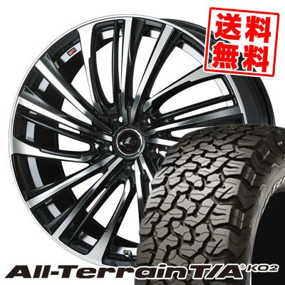 215/70R16 100/97R RWL BFグッドリッチ All-Terrain T/A KO2 LEONIS FR サマータイヤホイール4本セット 【取付対象】