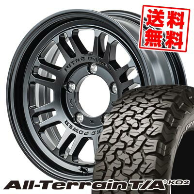 215/70R16 100/97R RWL BFグッドリッチ All-Terrain T/A KO2 NITROPOWER M16 ASSAULT サマータイヤホイール4本セット 【取付対象】