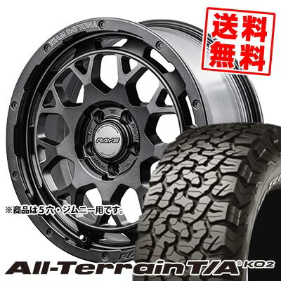 215/70R16 100/97R RWL BFグッドリッチ All-Terrain T/A KO2 TEAM DAYTONA M9+ SPEC M サマータイヤホイール4本セット 【取付対象】